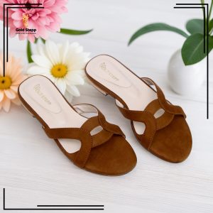 Luxury Brown Slippers with Plush Lining