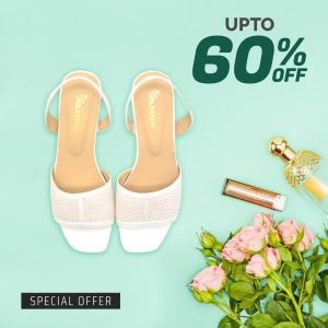 White Women Slingback Sandals